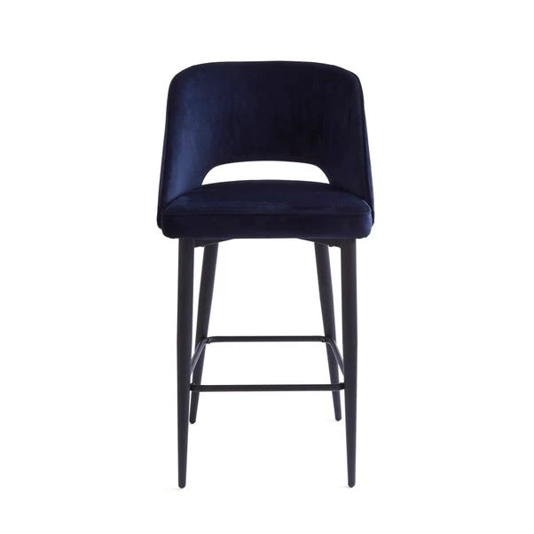 Lillia Velvet Bar Stool 16 Lillia Velvet Bar Stool - Image 14