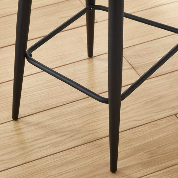 Lillia Velvet Bar Stool 5 Lillia Velvet Bar Stool - Image 3