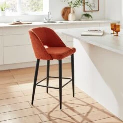 Lillia Boucle Bar Stool -Online Furniture Store 30882770