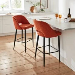 Lillia Boucle Bar Stool -Online Furniture Store 30882770 alt01
