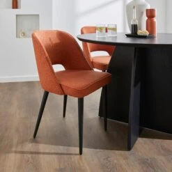Lillia Boucle Dining Chair -Online Furniture Store 30882776