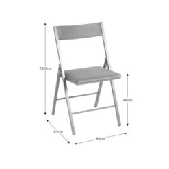 Emily Folding Dining Chair, Velvet -Online Furniture Store 30884041 alt09