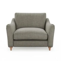 Hattie Slub Faux Linen Snuggle Sofa 40 Hattie Slub Faux Linen Snuggle Sofa -Online Furniture Store 30886127 alt01