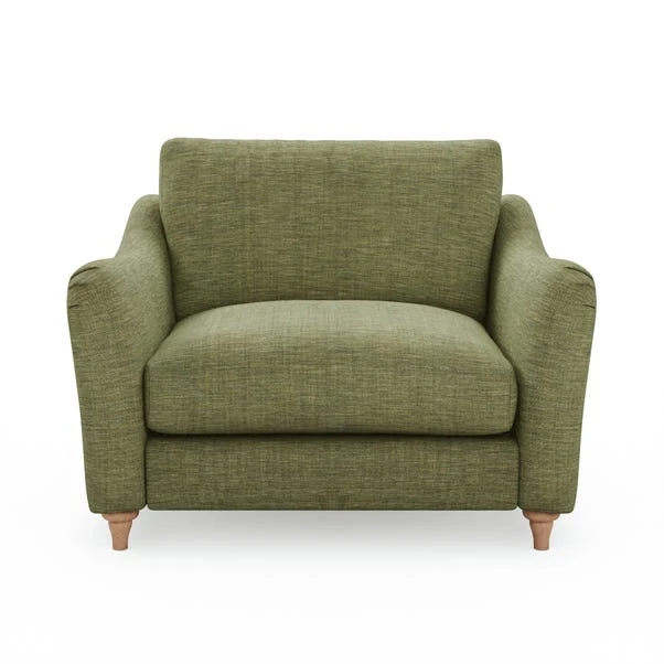 Hattie Slub Faux Linen Snuggle Sofa 18 Hattie Slub Faux Linen Snuggle Sofa - Image 16