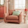 Hattie Slub Faux Linen Snuggle Sofa 2 Hattie Slub Faux Linen Snuggle Sofa -Online Furniture Store 30886143