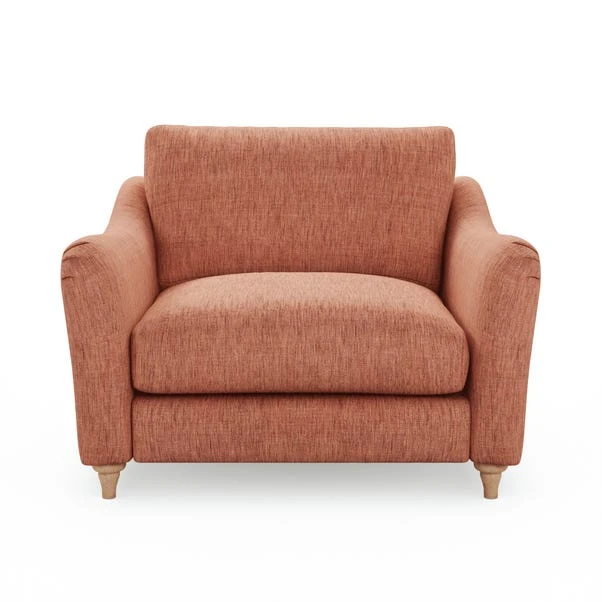 Hattie Slub Faux Linen Snuggle Sofa 9 Hattie Slub Faux Linen Snuggle Sofa - Image 7