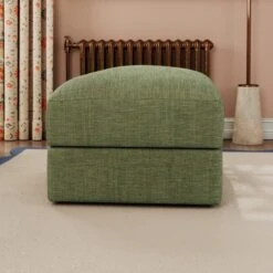 Hattie Slub Faux Linen Storage Footstool -Online Furniture Store 30886238 alt01