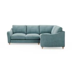 Hattie Tonal Plush Chenille Corner Sofa -Online Furniture Store 30886250 alt01