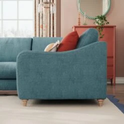 Hattie Tonal Plush Chenille Corner Sofa -Online Furniture Store 30886250 alt02