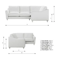 Hattie Tonal Plush Chenille Corner Sofa -Online Furniture Store 30886250 alt09