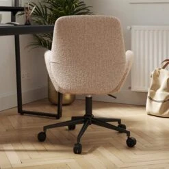 Ginny Boucle Swivel Office Chair -Online Furniture Store 30886351 alt01