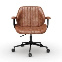 Clement Faux Leather Office Chair -Online Furniture Store 30886352 alt06