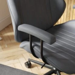 Clement Faux Leather Office Chair -Online Furniture Store 30886353 alt03