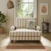 Beatrice Woven Stripe Snuggle Chair -Online Furniture Store 30887227