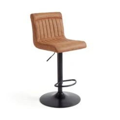 Felix Counter Adjustable Height Swivel Bar Stool, Faux Leather -Online Furniture Store 30888019 alt04