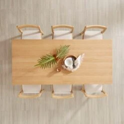 Hudson 6-8 Seater Rectangular Extendable Dining Table, Oak -Online Furniture Store 30888475 alt02