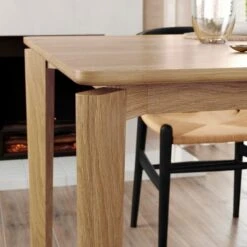 Hudson 6-8 Seater Rectangular Extendable Dining Table, Oak -Online Furniture Store 30888475 alt04