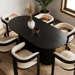 Amari 6 Seater Oval Dining Table 13 Amari 6 Seater Oval Dining Table -Online Furniture Store 30888489 alt02