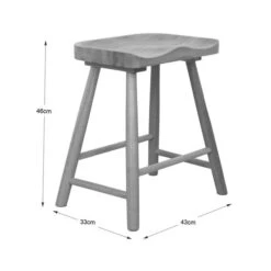 Loxwood Table Height Bar Stool, Solid Oak -Online Furniture Store 30888648 alt09