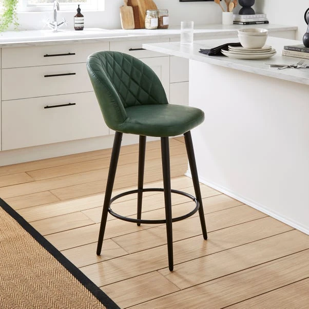 Astrid Bar Stool, Faux Leather 10 Astrid Bar Stool, Faux Leather - Image 8