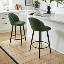Astrid Bar Stool, Faux Leather 30 Astrid Bar Stool, Faux Leather -Online Furniture Store 30888788 alt01