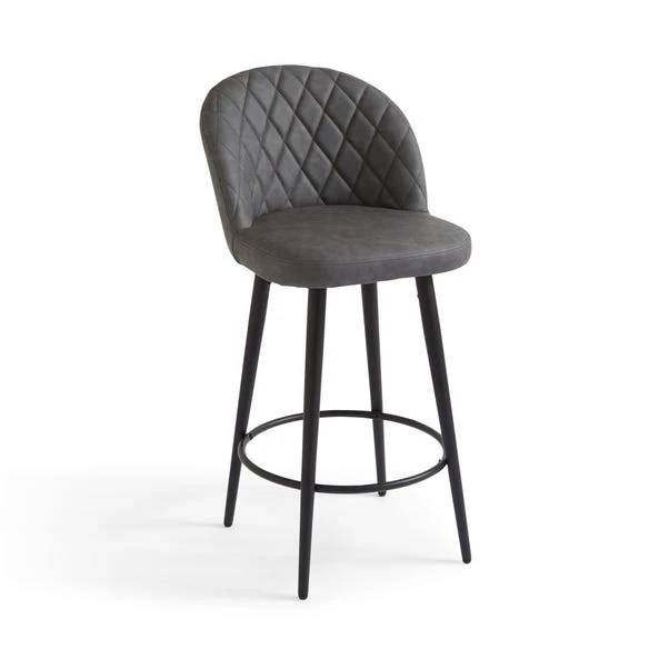 Astrid Bar Stool, Faux Leather 8 Astrid Bar Stool, Faux Leather - Image 6