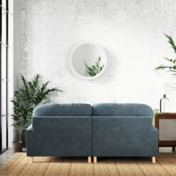 Martha Vintage Chenille Corner Chaise Sofa -Online Furniture Store 30889127 alt03