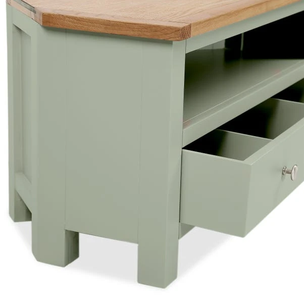 Bromley Corner TV Unit, Oak For TVs Up To 40" 5 Bromley Corner TV Unit, Oak For TVs Up To 40" - Image 3