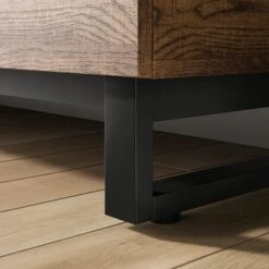 Freddie Extra Wide TV Unit For TVs Up To 70", Rustic Wood Effect 14 Freddie Extra Wide TV Unit For TVs Up To 70", Rustic Wood Effect -Online Furniture Store 30889704 alt04