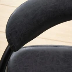 Houston Adjustable Height Swivel Bar Stool, Faux Leather 31 Houston Adjustable Height Swivel Bar Stool, Faux Leather -Online Furniture Store 30889725 alt02