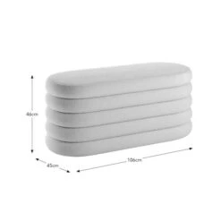 Murray Storage Ottoman, Sherpa -Online Furniture Store 30890272 alt09