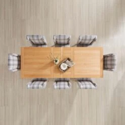 Xavi 6-8 Seater Rectangular Extendable Dining Table, Oak -Online Furniture Store 30890530 alt02