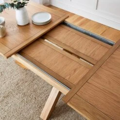 Xavi 6-8 Seater Rectangular Extendable Dining Table, Oak -Online Furniture Store 30890530 alt04