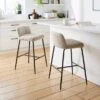 Caden Counter Height Bar Stool, Boucle -Online Furniture Store 30891265