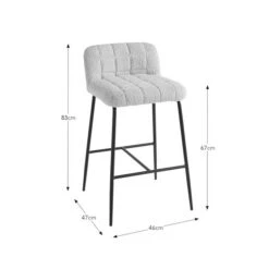 Caden Counter Height Bar Stool, Boucle 15 Caden Counter Height Bar Stool, Boucle -Online Furniture Store 30891265 alt09
