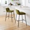 Caden Counter Height Bar Stool, Velvet -Online Furniture Store 30891266