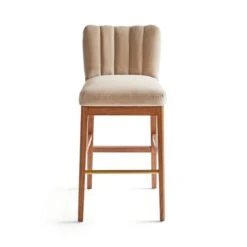 Delilah Bar Stool, Velvet -Online Furniture Store 30891294 alt04