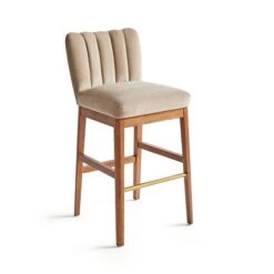 Delilah Bar Stool, Velvet -Online Furniture Store 30891294 alt05