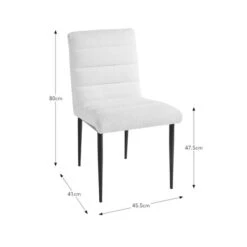 Maddison Dining Chair, Boucle -Online Furniture Store 30891299 alt09