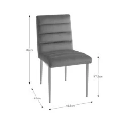 Maddison Dining Chair, Velvet -Online Furniture Store 30891301 alt09