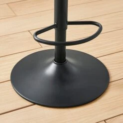 Donte Adjustable Height Swivel Bar Stool, Faux Leather -Online Furniture Store 30891306 alt03