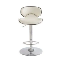 Donte Adjustable Height Swivel Bar Stool, Faux Leather -Online Furniture Store 30891308 alt04