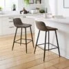 Jayden Counter Height Bar Stool, Faux Leather 1 Jayden Counter Height Bar Stool, Faux Leather -Online Furniture Store 30891309