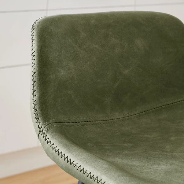 Jayden Counter Height Bar Stool, Faux Leather 19 Jayden Counter Height Bar Stool, Faux Leather - Image 17