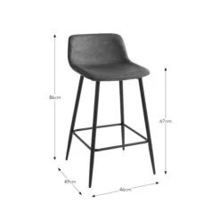 Jayden Counter Height Bar Stool, Faux Leather 41 Jayden Counter Height Bar Stool, Faux Leather -Online Furniture Store 30891310 alt09