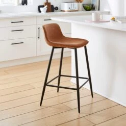 Jayden Counter Height Bar Stool, Faux Leather 30 Jayden Counter Height Bar Stool, Faux Leather -Online Furniture Store 30891311 alt01
