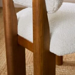 Adelita Dining Chair, Boucle -Online Furniture Store 30891337 alt03