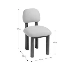 Adelita Dining Chair, Fabric -Online Furniture Store 30891338 alt09