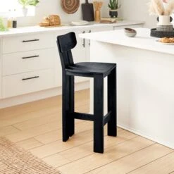 Cairo Counter Height Bar Stool, Stained Ash -Online Furniture Store 30891340