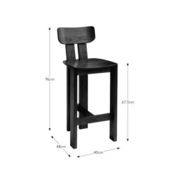 Cairo Counter Height Bar Stool, Stained Ash -Online Furniture Store 30891340 alt09